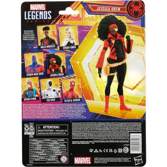 Marvel Legends  6 Inch Action Figure Across The Spider-Verse  - Jessica Drew - Picture 2 of 3